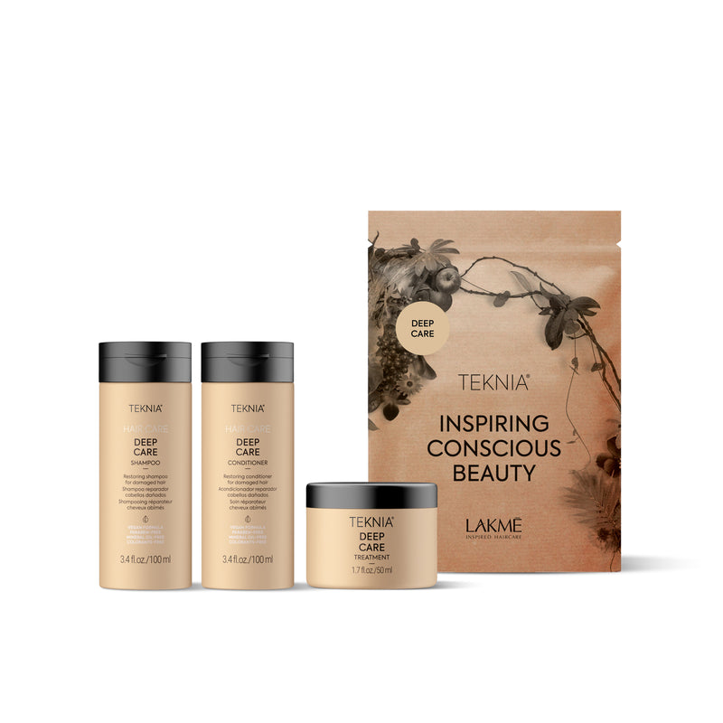 TEKNIA DEEP CARE TRAVEL PACK(SHAMPO+MASK+CONDITION)