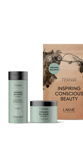 TEKNIA ORGANIC BALANCE TRAVEL PACK(SHAMPO+BALM)