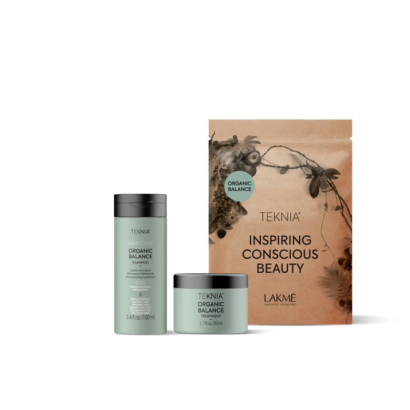 TEKNIA ORGANIC BALANCE TRAVEL PACK(SHAMPO+BALM)